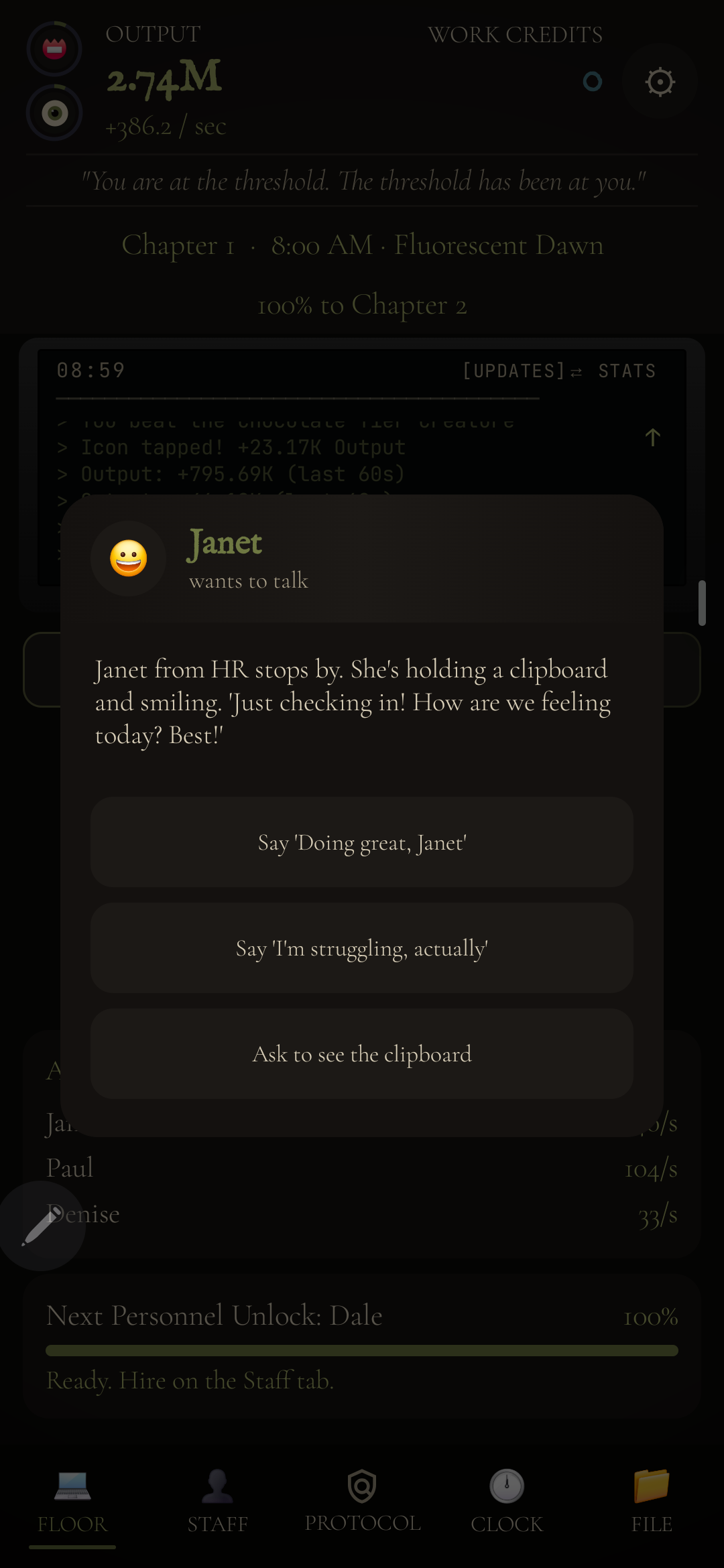Janet from HR